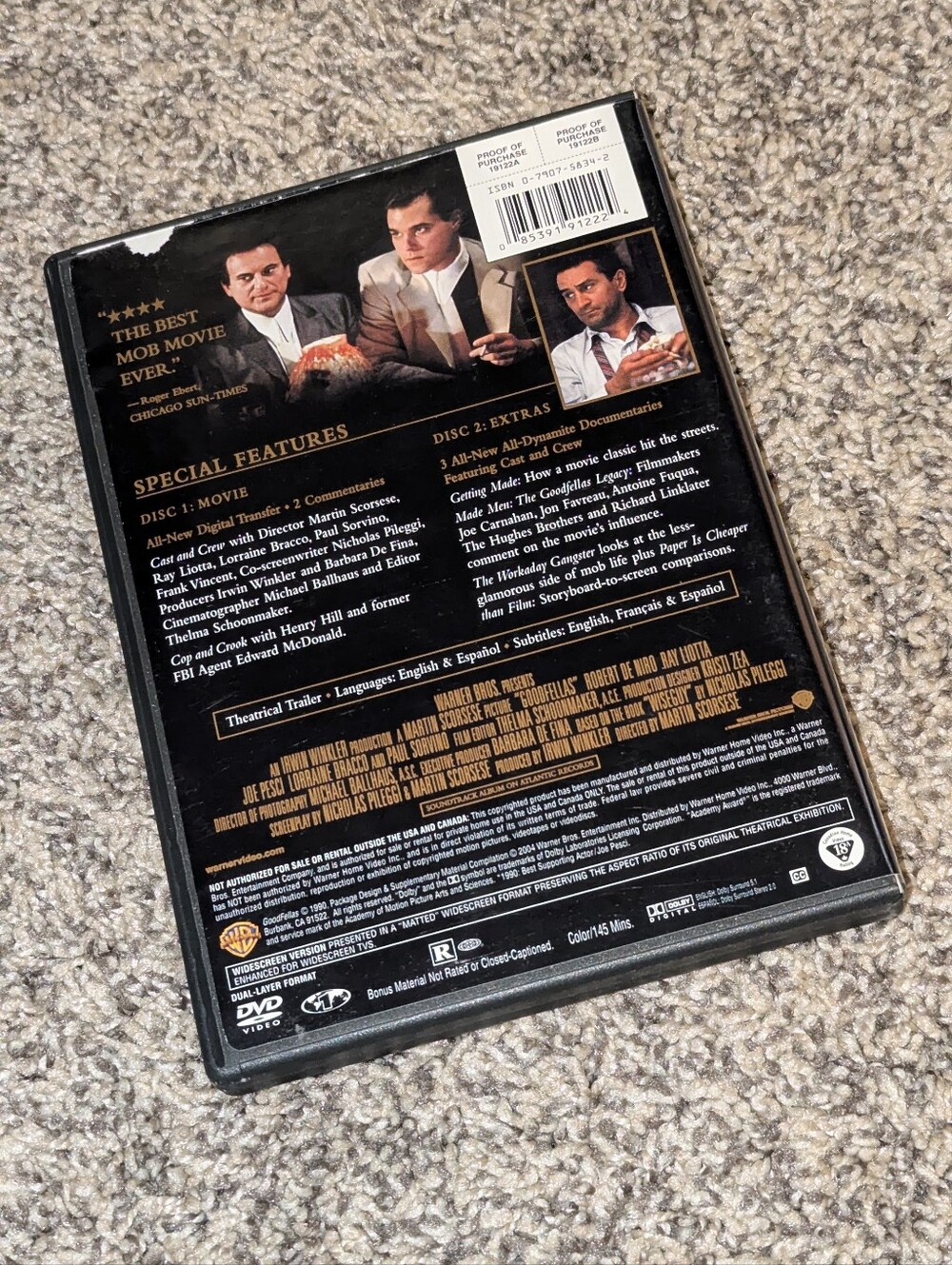 Goodfellas DVD - Picture 2 of 2